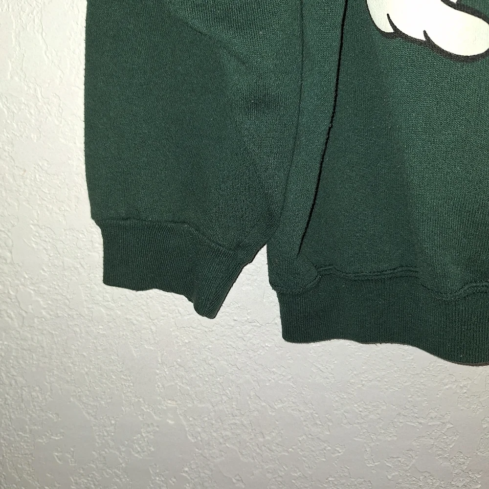 Mickey & Co 90s Mickey Mouse And Friends Green Pullover XL VINTAGE Made USA - Picture 5 of 6